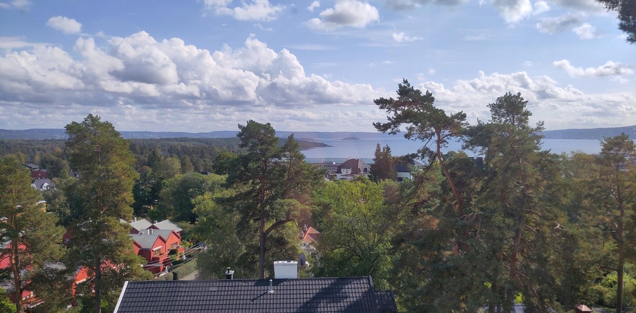 utisikt fra balkongen