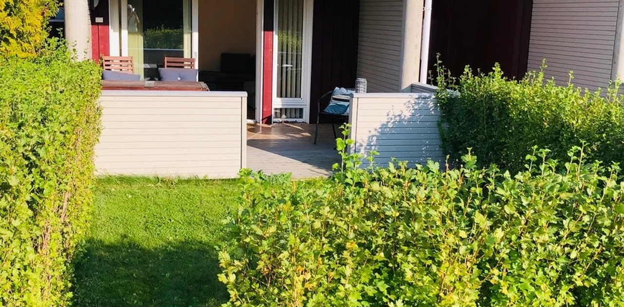 Terrasse og hage