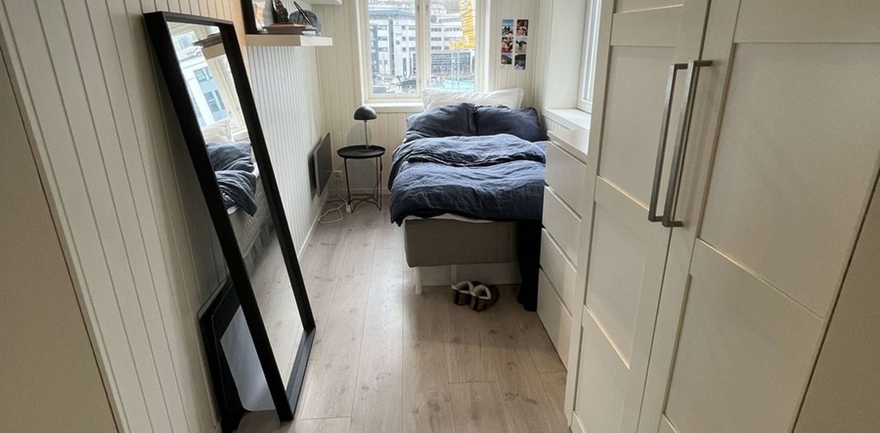 Rommet som leies ut