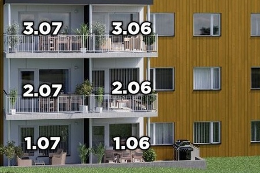 Leilighet, 2 roms