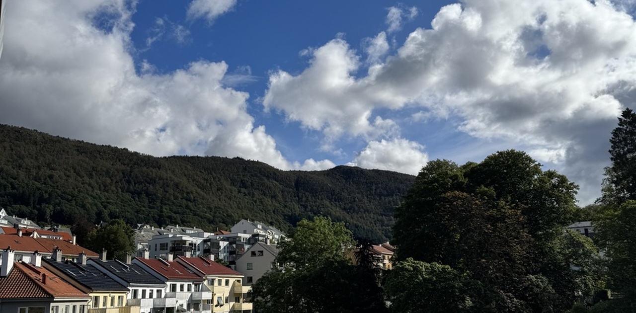 Utsikt mot Landåsfjellet