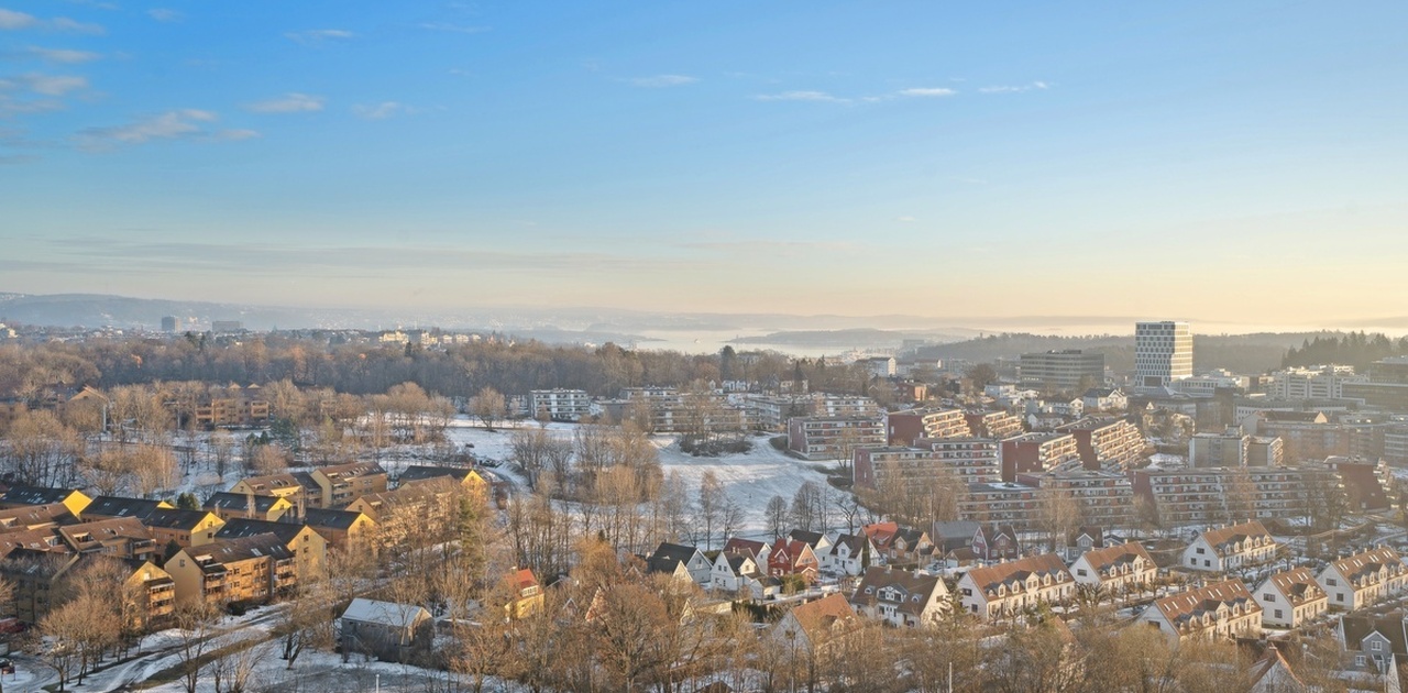 Utsiktsbilde over oslofjorden.