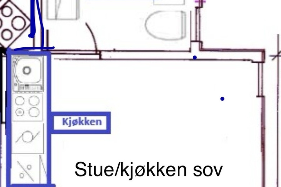 Hybel, 2 roms