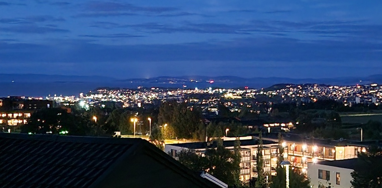 Utsikt fra parkering
