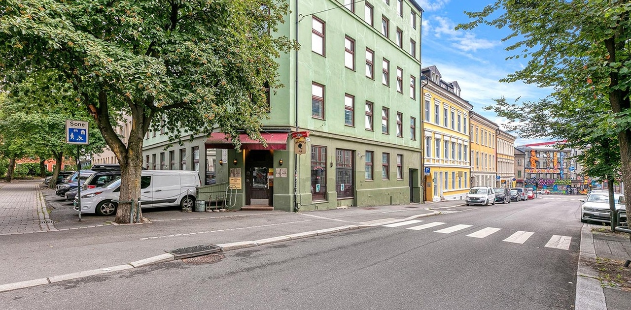 Klassisk bygård med flott fasade og sentral beliggenhet midt mellom Grünerløkka og sentrum.
