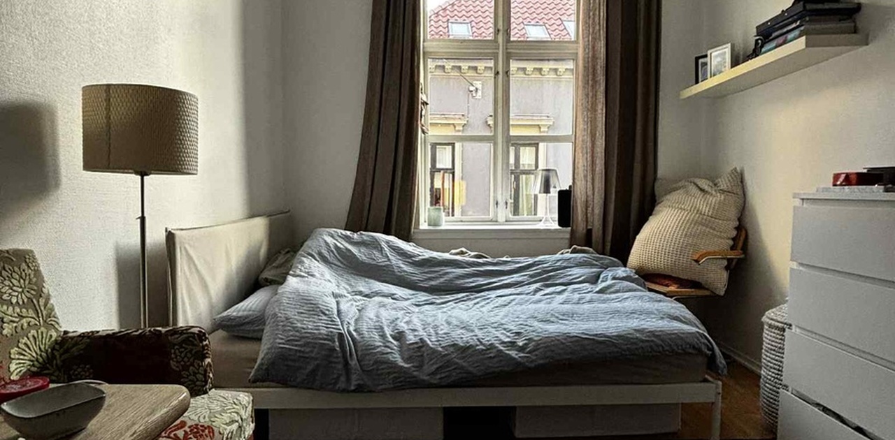Soverommet som leies ut (gammelt bilde)