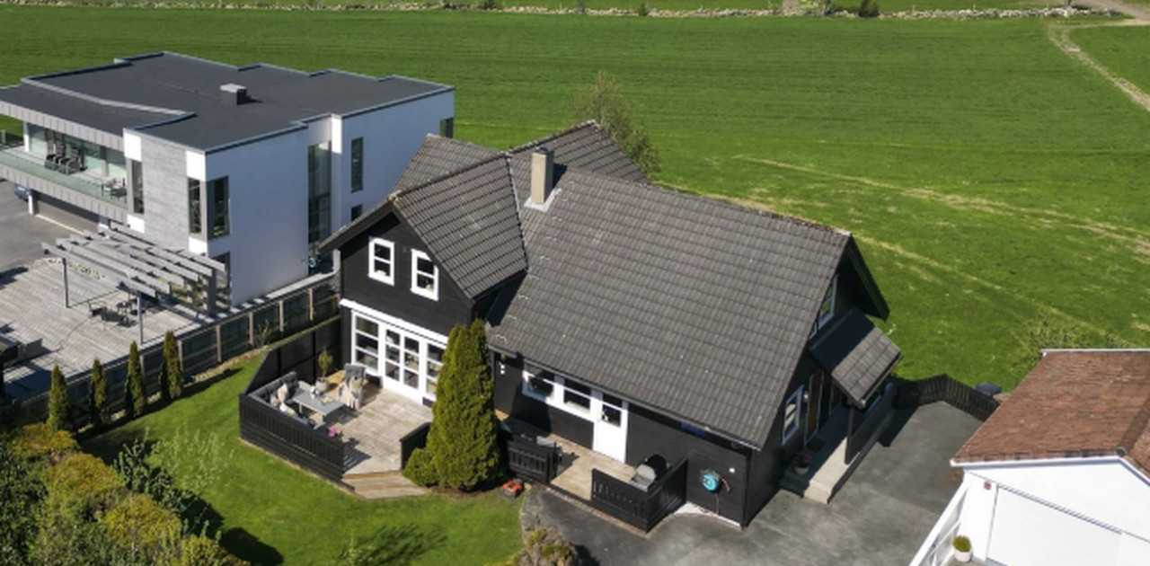 Husets fasade