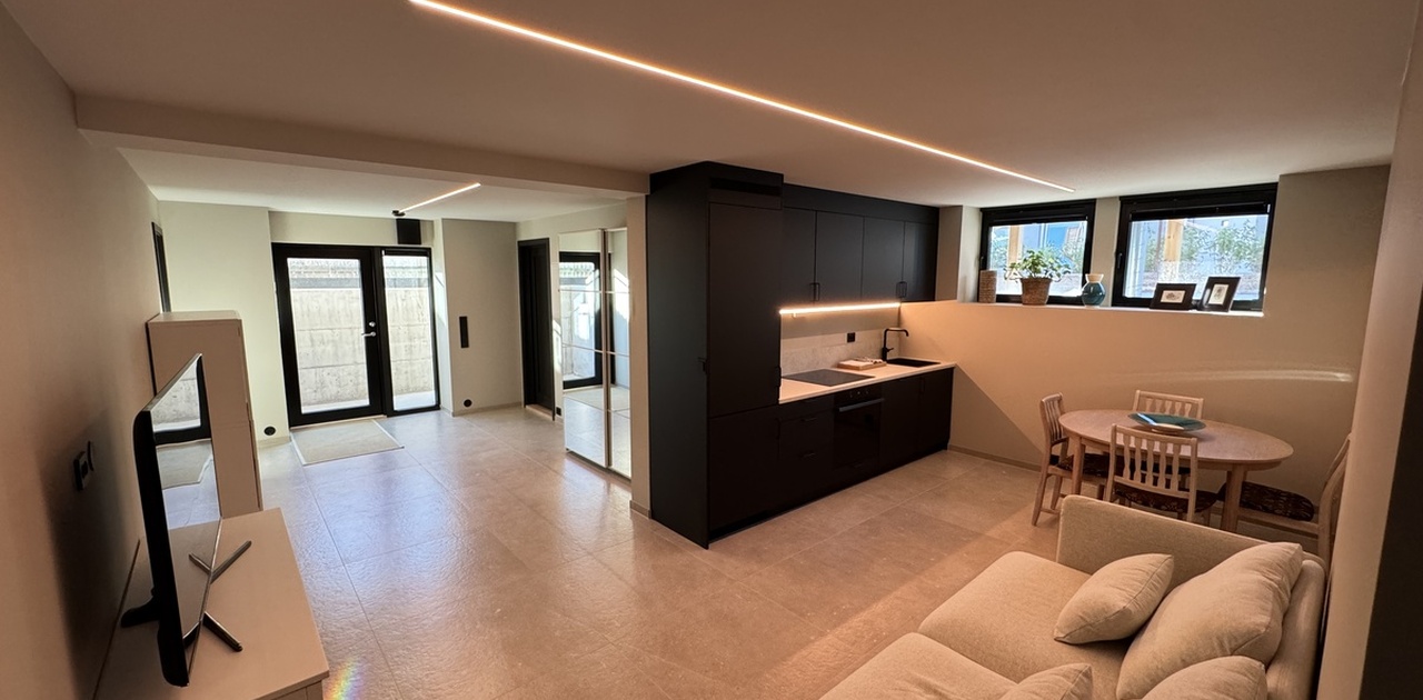 Åpen stue/kjøkken løsning dagtid