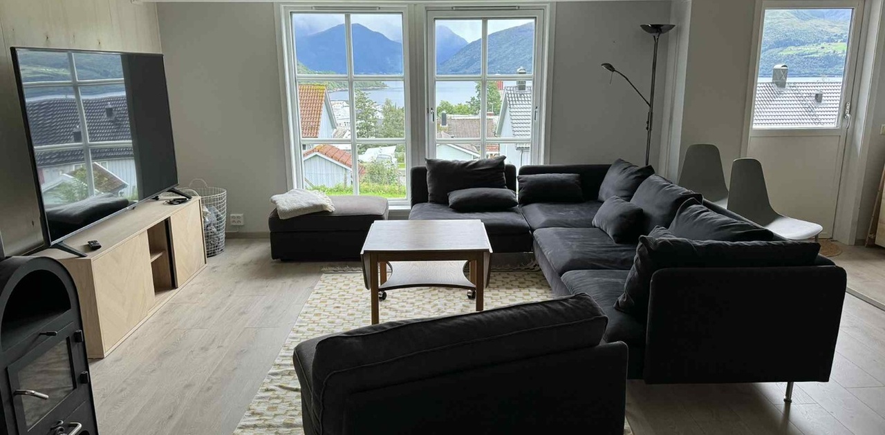 Stove, stor sofagruppe