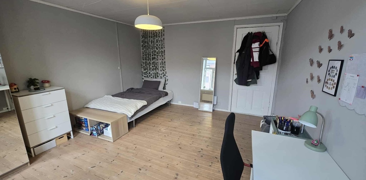 Stort rom med mange innredningsmuligheter