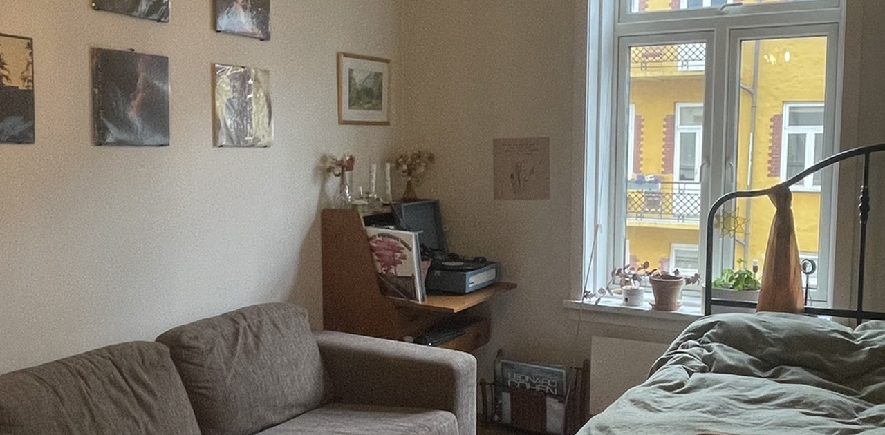 Rommet som leies ut (15kvm)