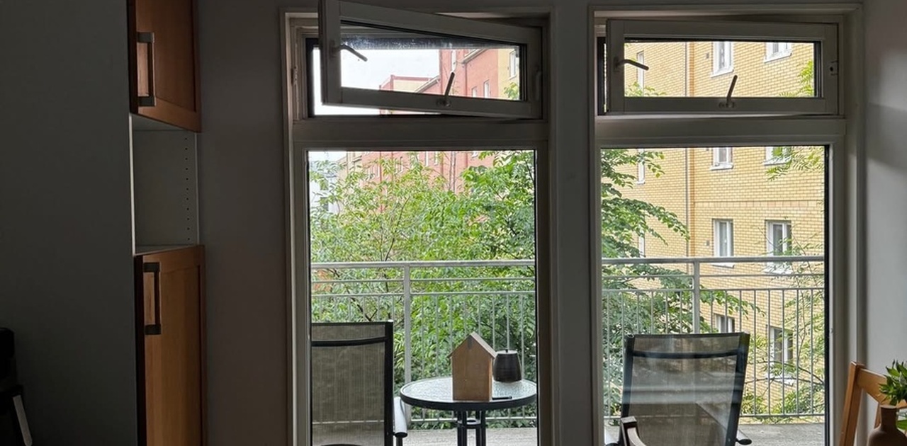 Kitchen with our own outside area