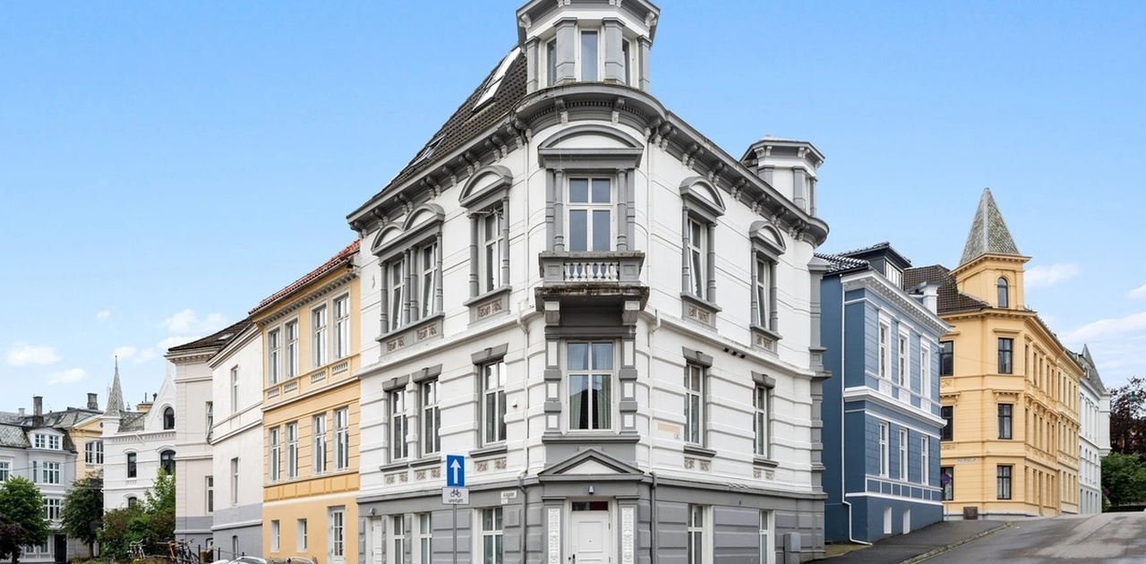 Utsiden av leiligheten