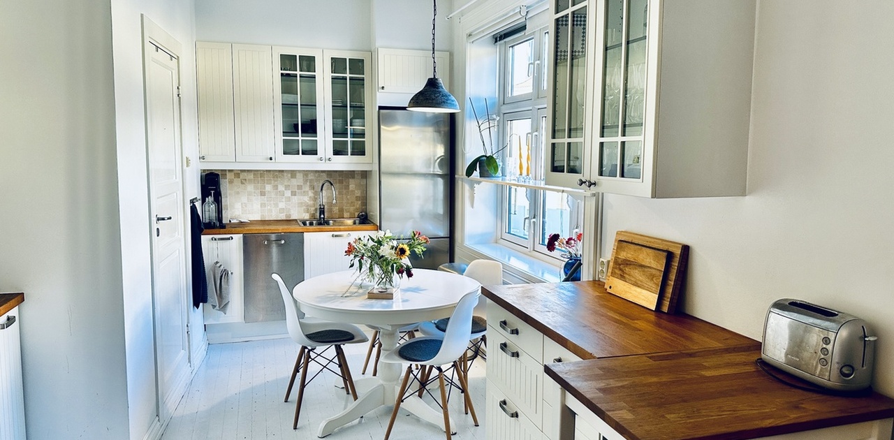 Åpen kjøkkenløsning