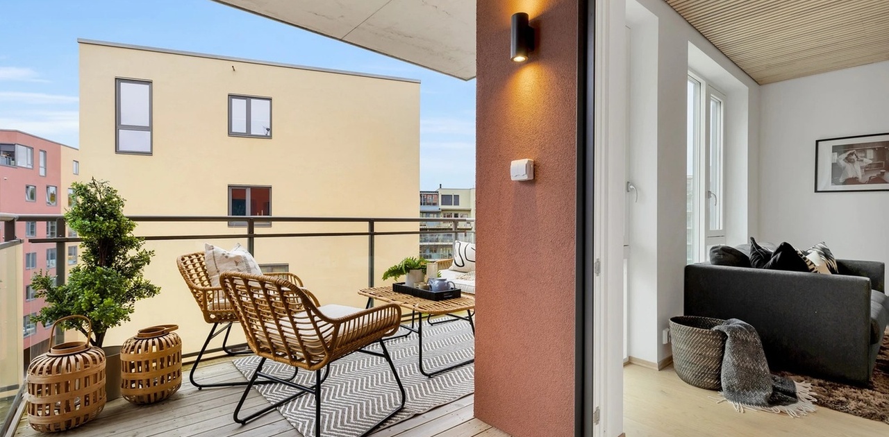 Herlig leilighet med gode solforhold!