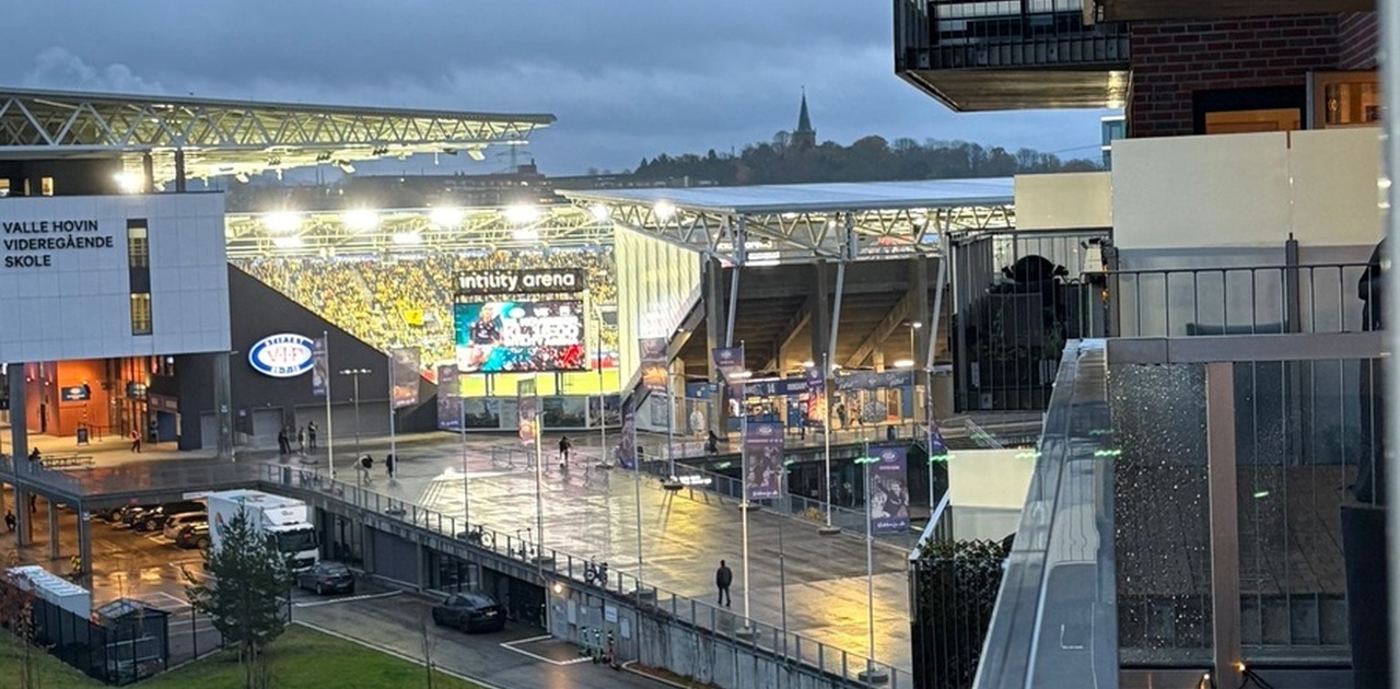 En av utsiktene fra balkong