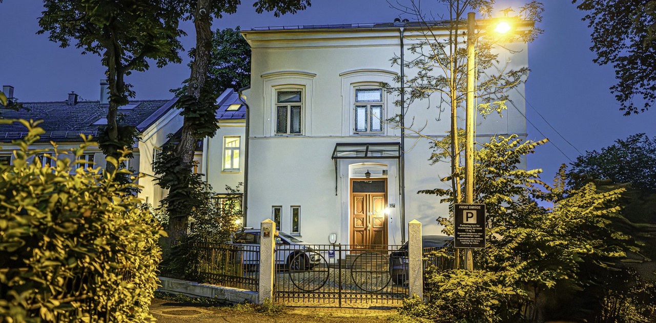 Huset sett fra Uranienborg terrasse