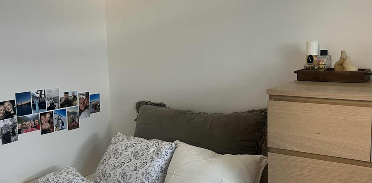 Soverommet som leies ut