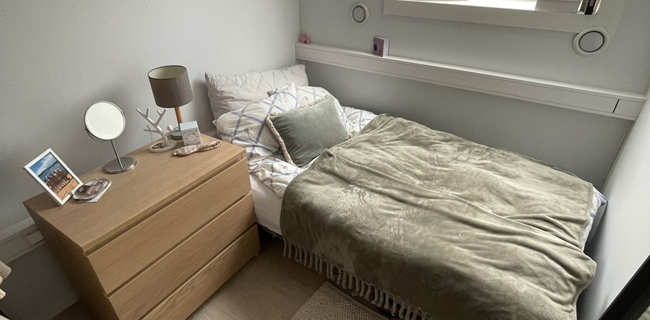 Soverommet som leies ut