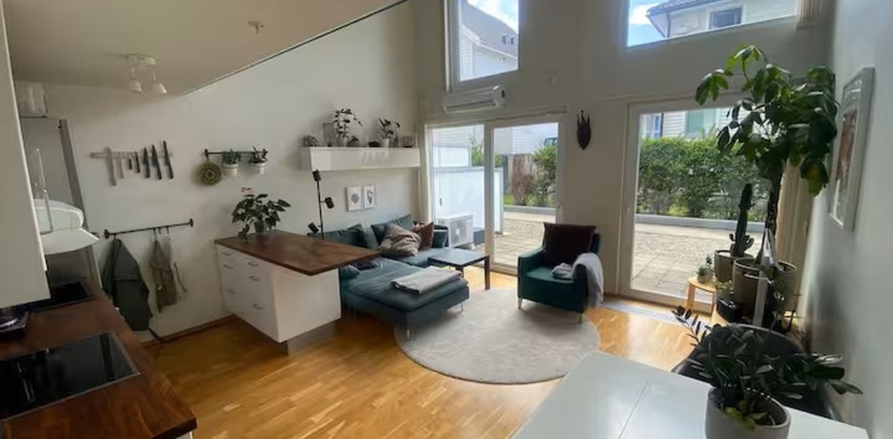 Åpen stue/kjøkken-løsning