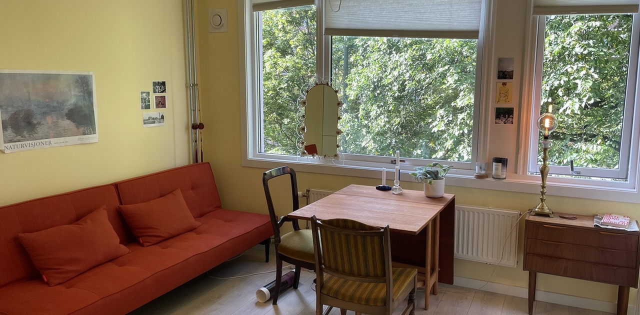 Freshe farger og herlig ettermiddagssol.