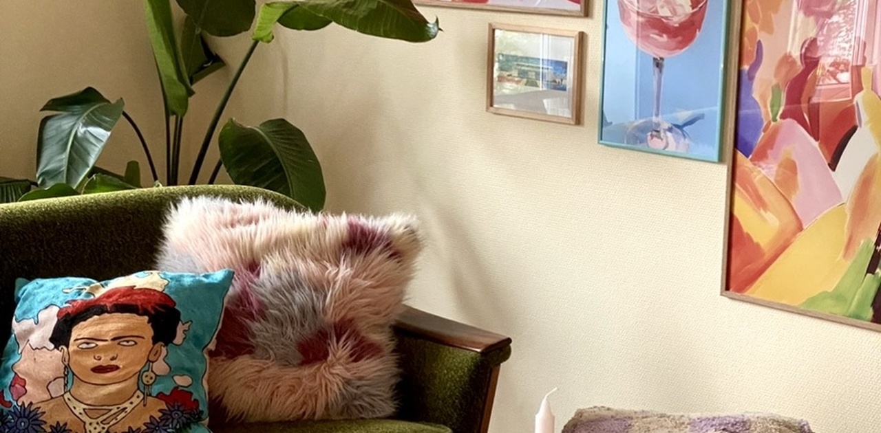 Stue - dagens interiør