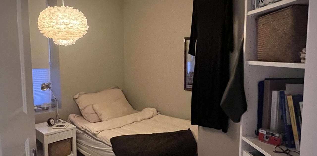 Soverommet som leies ut