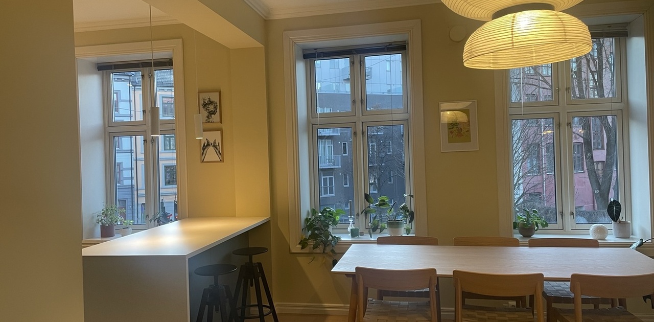 Kjøkken og spisestue