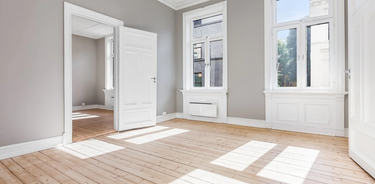 Soverommet som er ledig (døren er selvsagt stengt)