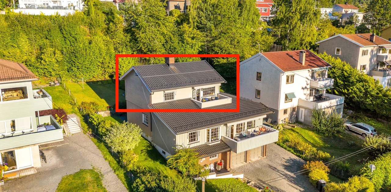 Hele andre etasje leies ut