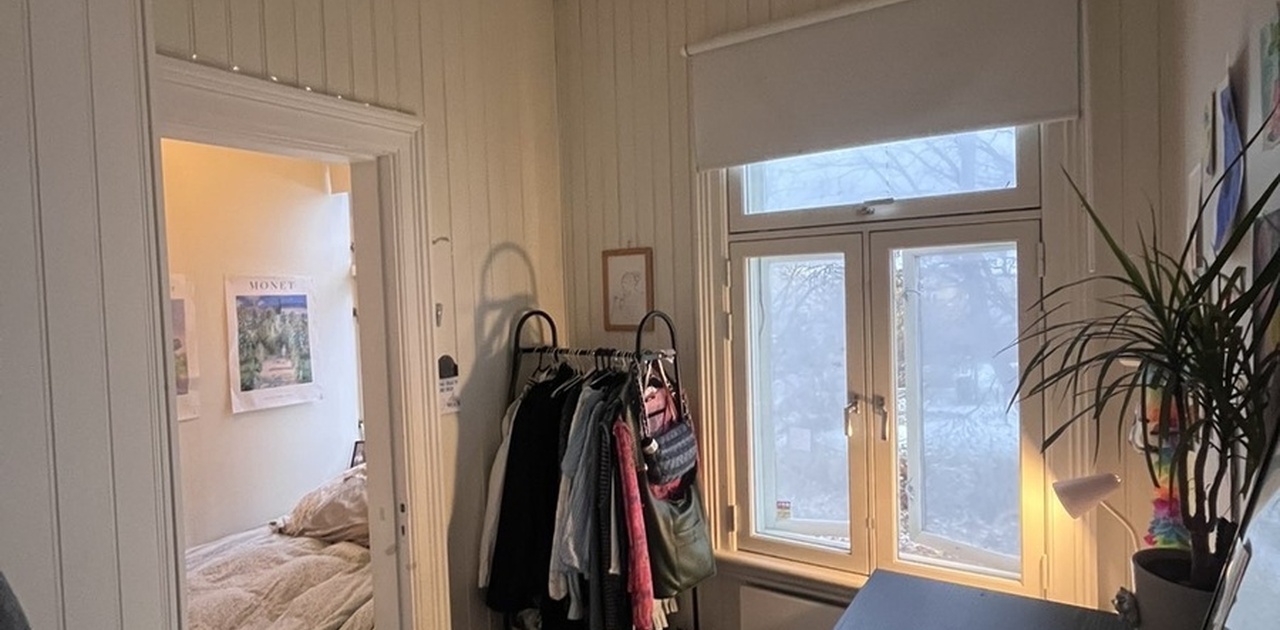 Rommet som leies ut