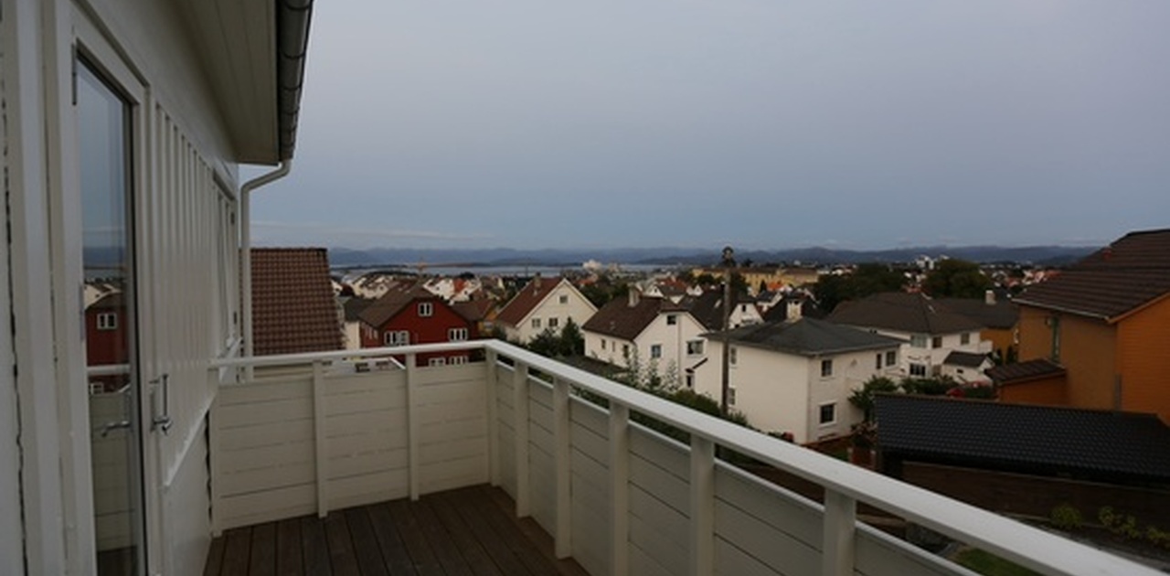 Balkong og utsikt