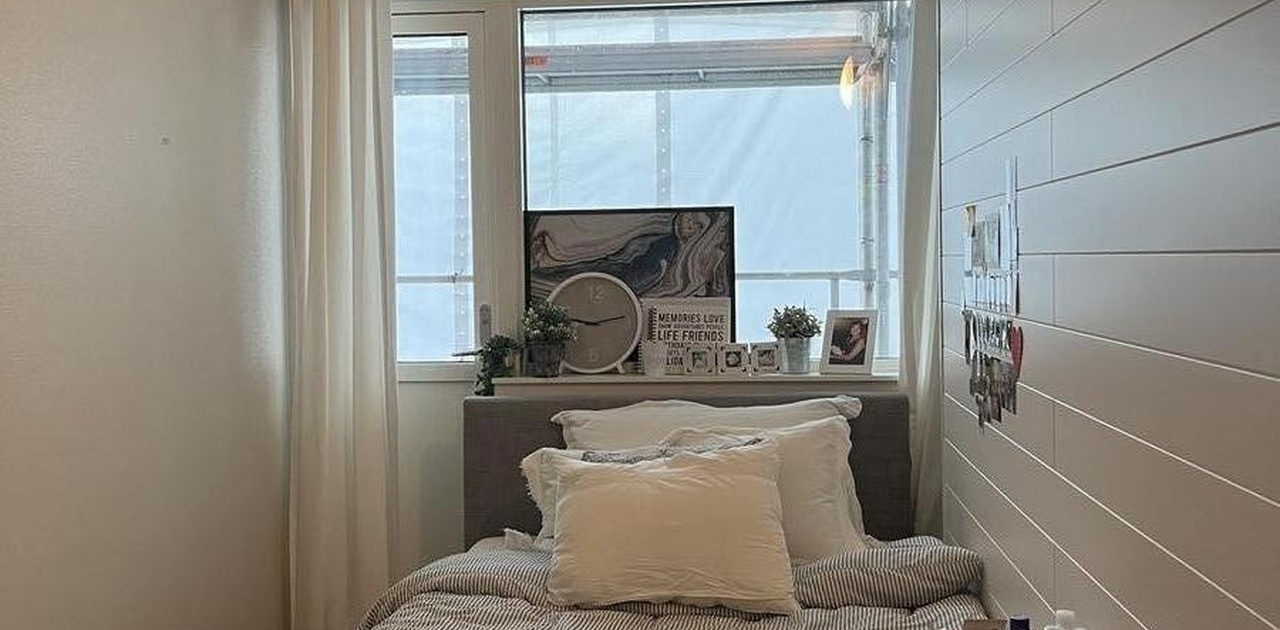 Soverom som leies ut