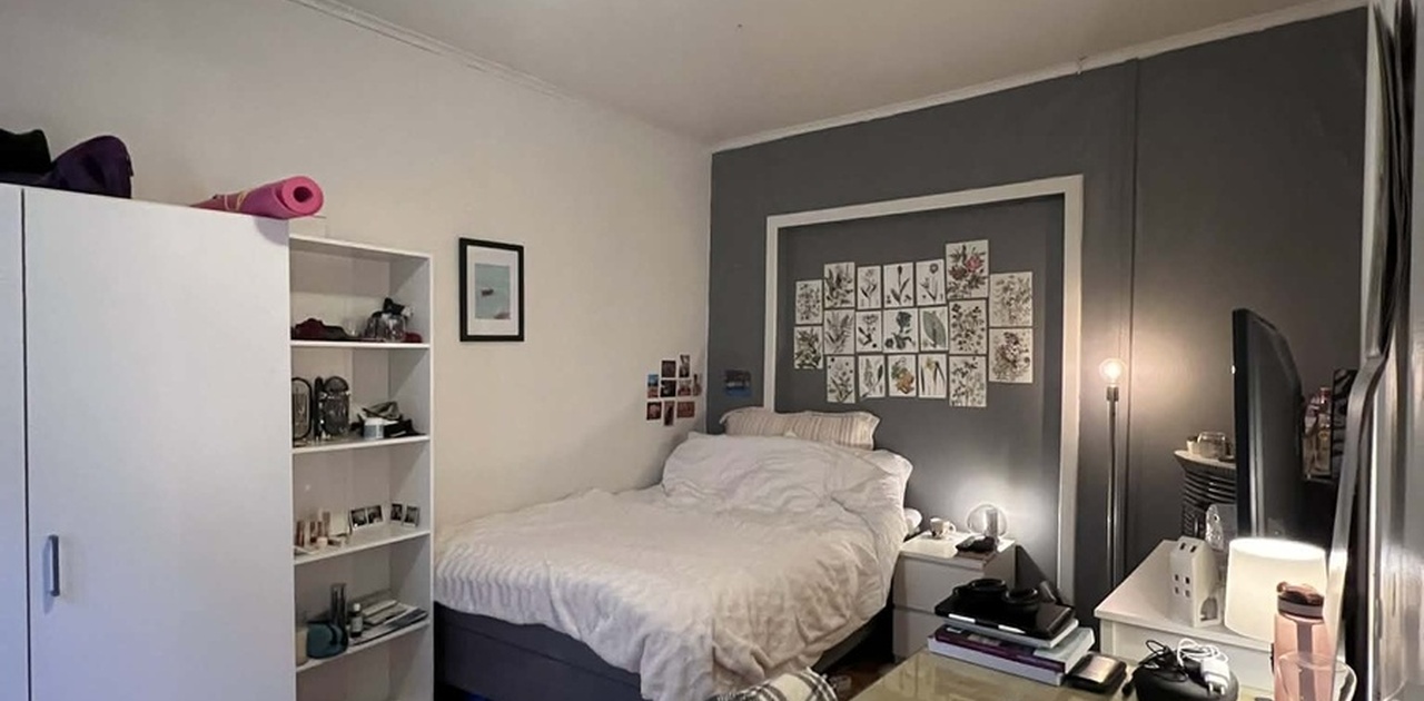 Soverom, 17 kvm, leies ut