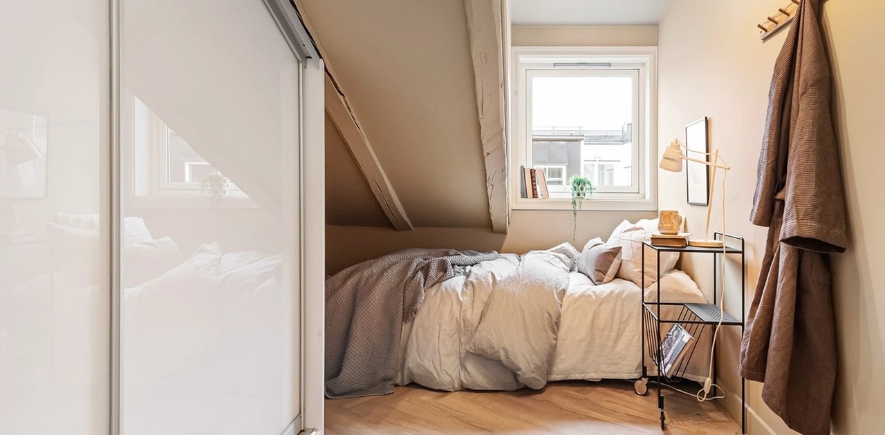 Soverommet som leies ut