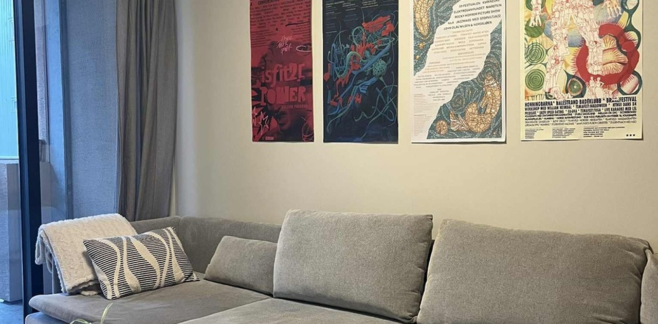 Åpen planløsning, stue-kjøkken