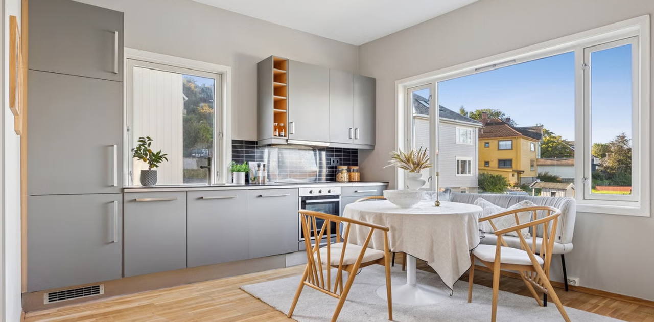 Kjøkken og spisestue