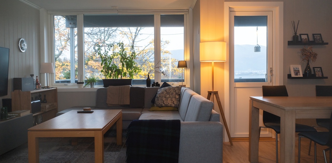 Varm og god stove med god utsikt