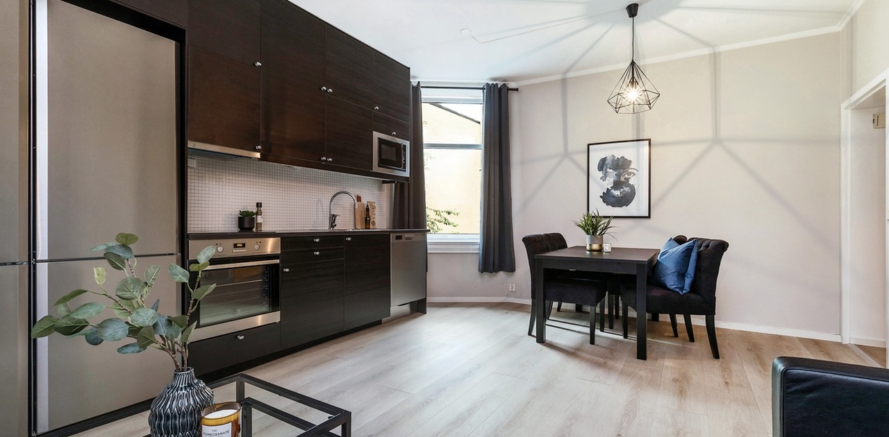 Velkommen til Wessels gate 14 - Stor kjøkken/stue løsning