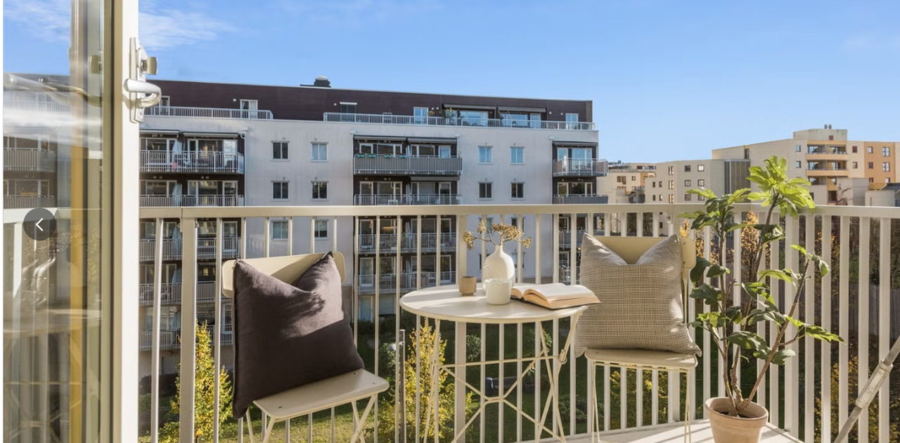 Balkong (Inkludert gulv som ikke vises på bildet)