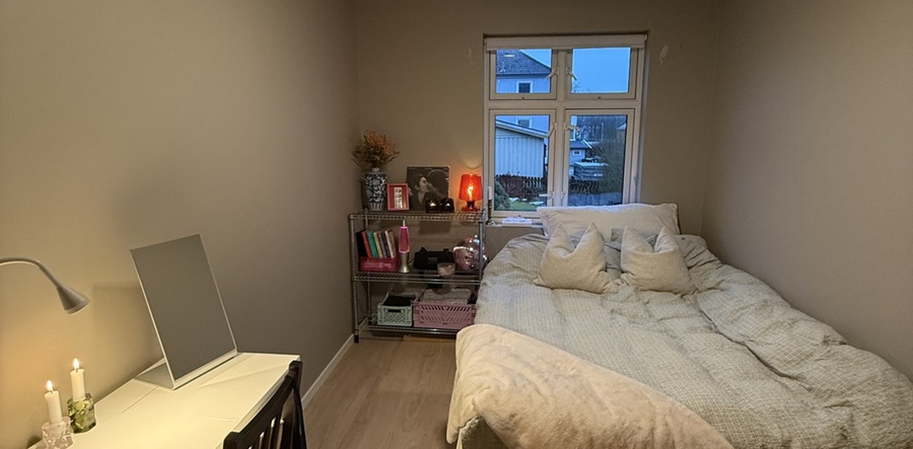 Soverommmet som leies ut