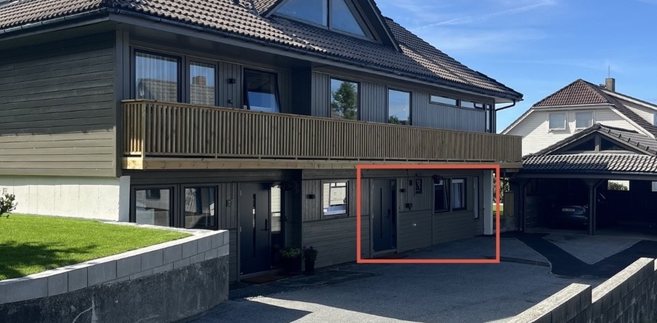 Parkering med lader rett utenfor egen inngangsdør