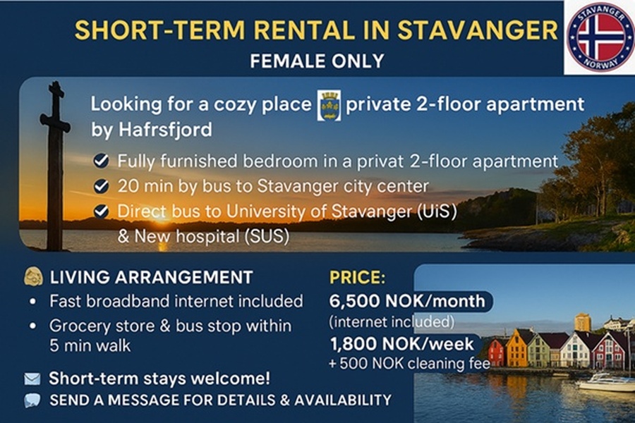 2 rom i bofellesskap