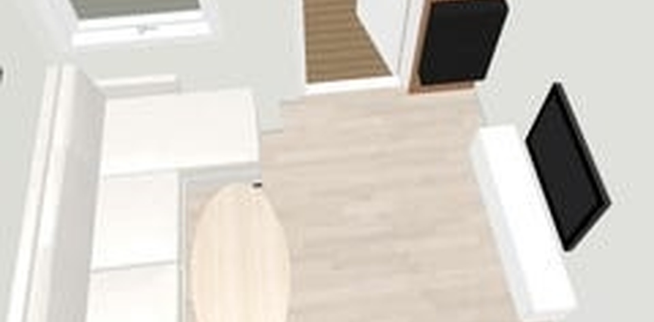 Stue og inngangsparti