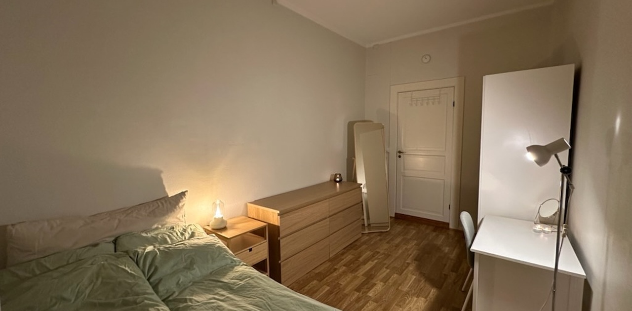 Soverommet som leies ut