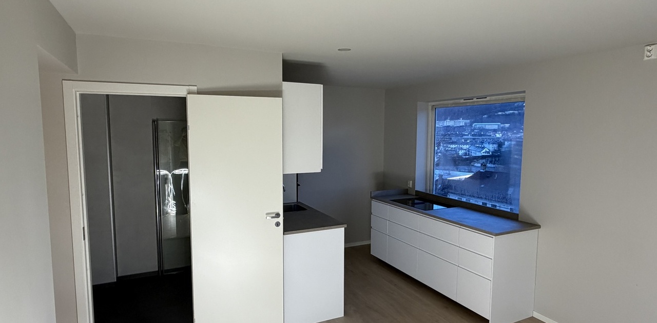 Åpen stue/kjøkken løsning