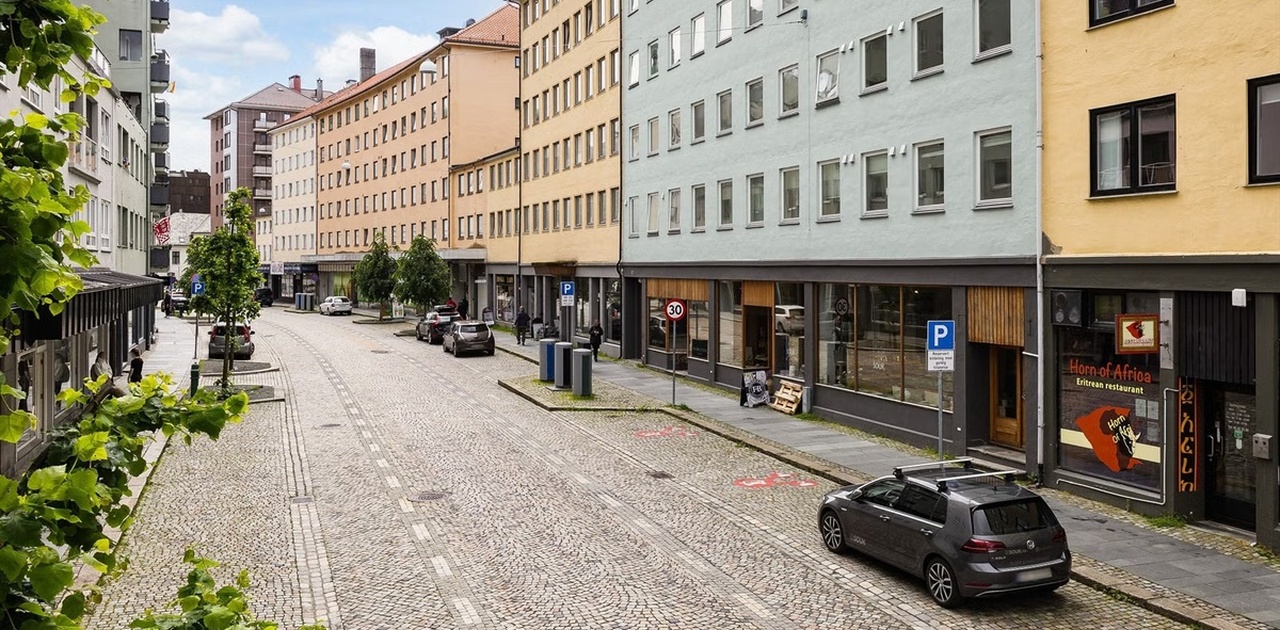 Fredelige og koselige Strandgaten