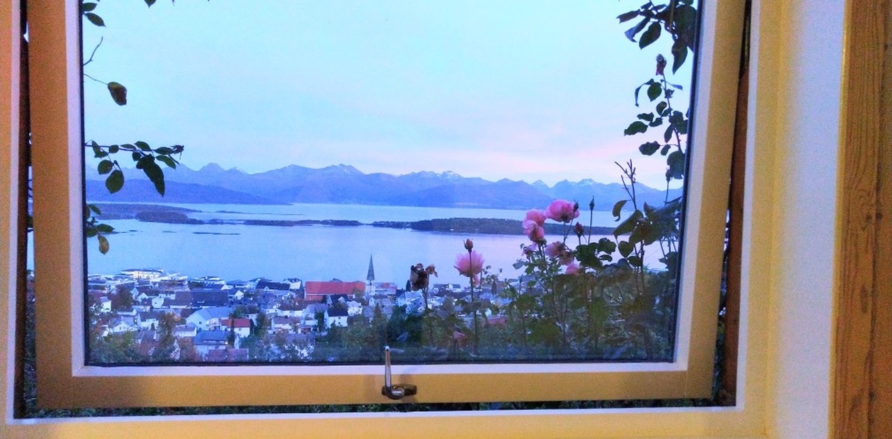 Nydelig utsikt fra leiligheten