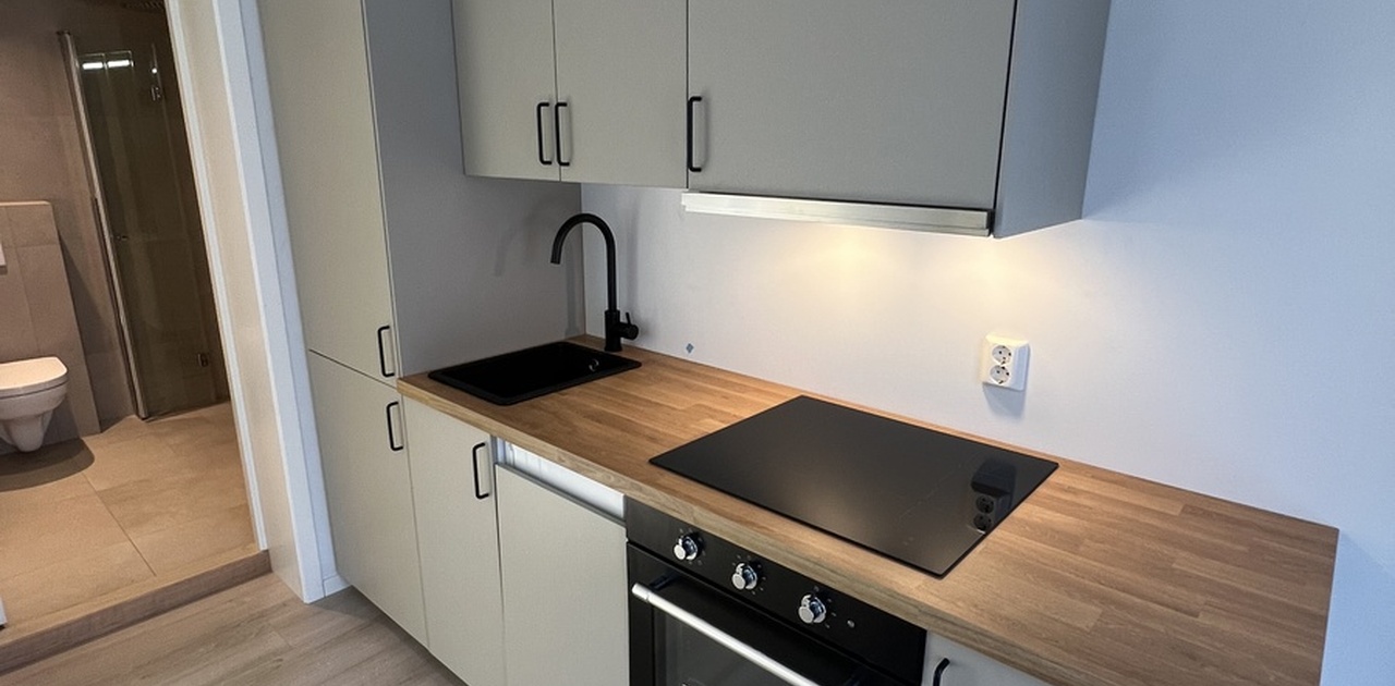 Nytt kjøkken med integrerte hvitevarer