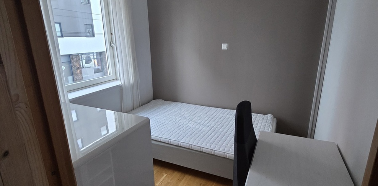 Soverommet som leies ut